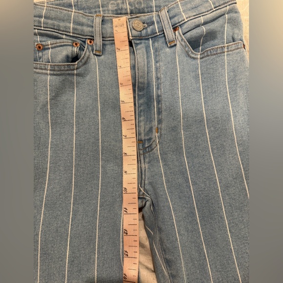 ETICA Ethically Made Goods FINN Ankle Jeans Mill Creek Stripe high waisted - Picture 9 of 11